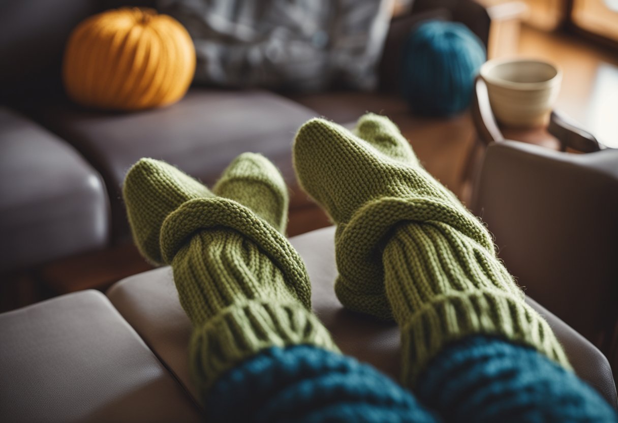 v2 31qs8 5rrab Opskrift på benvarmere til voksne: Sådan strikker du dem selv