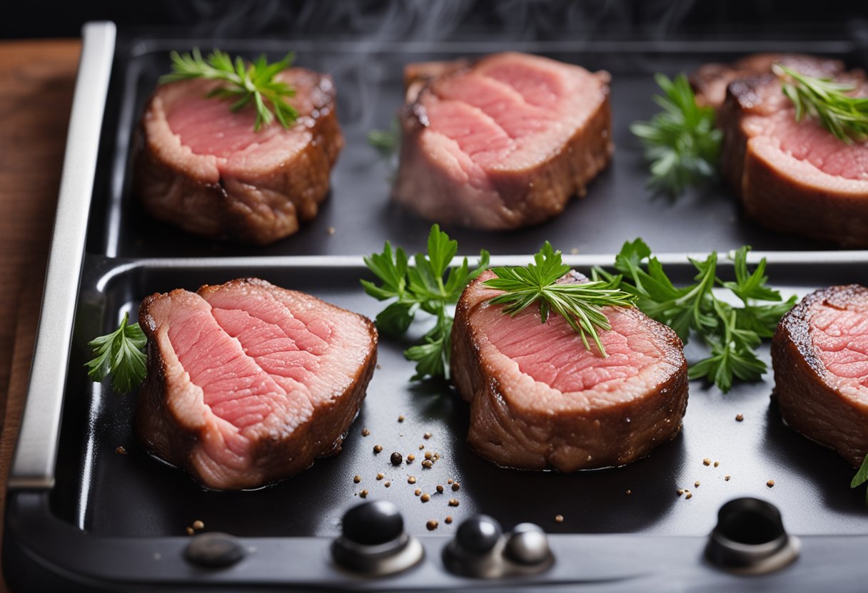 v2 31rbt w5raf Opskrift på oksemørbrad med ovnstegte grøntsager