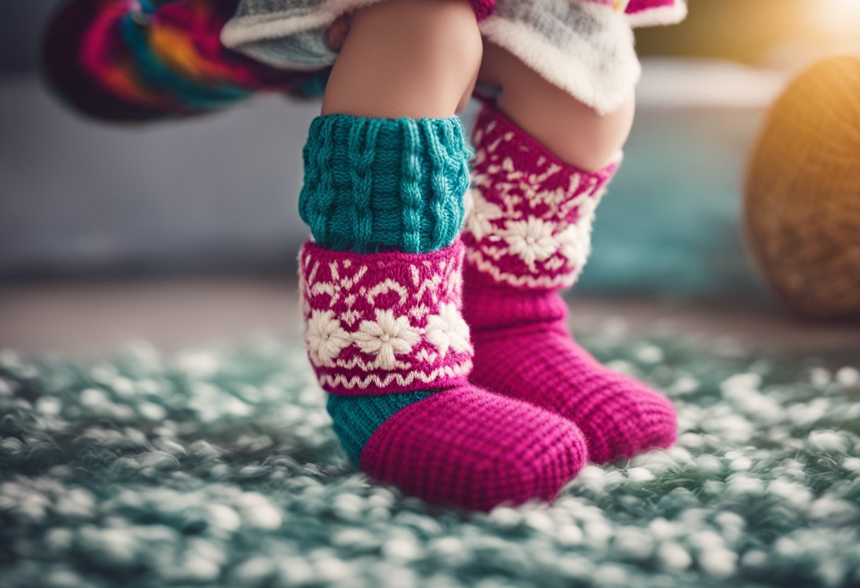 v2 31u4q rpghl Gratis Opskrift på Benvarmere til Børn: Sådan Strikker du dem Selv