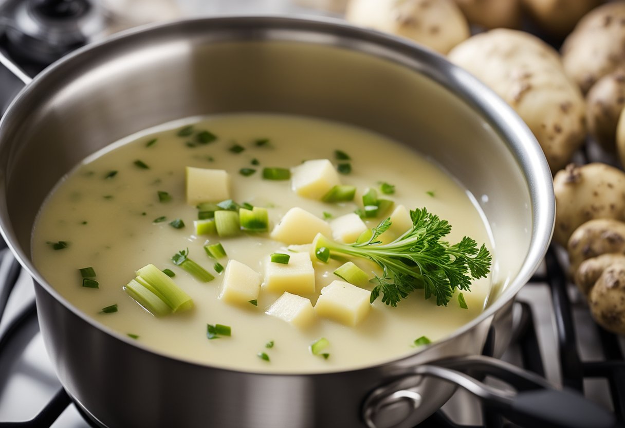 v2 31v97 81nbg Opskrift på kartoffel porresuppe: En lækker og nem suppe til efteråret