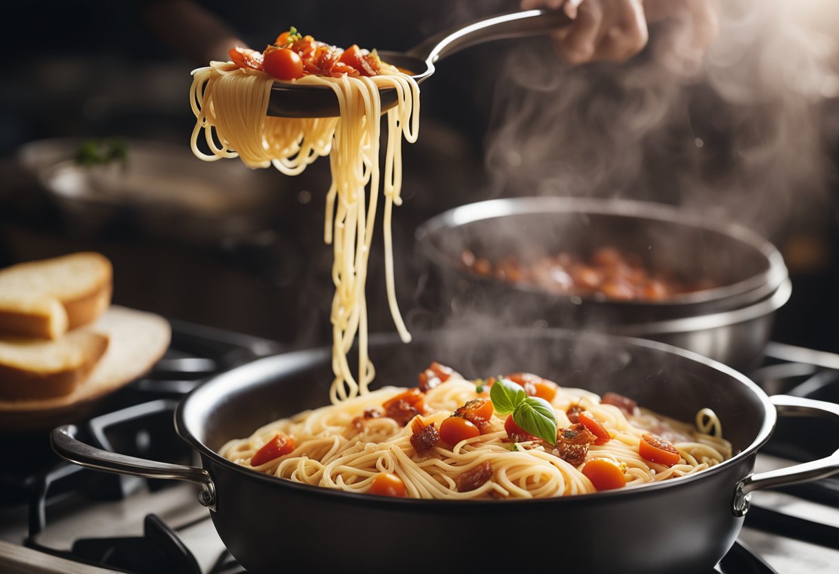 v2 324z4 nwlnt Opskrift på Spaghetti Carbon: En klassisk italiensk ret med bacon og ost