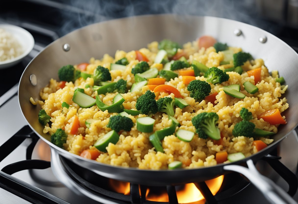 v2 325vq 1t73e Opskrift på stegte ris med ærter og gulerødder