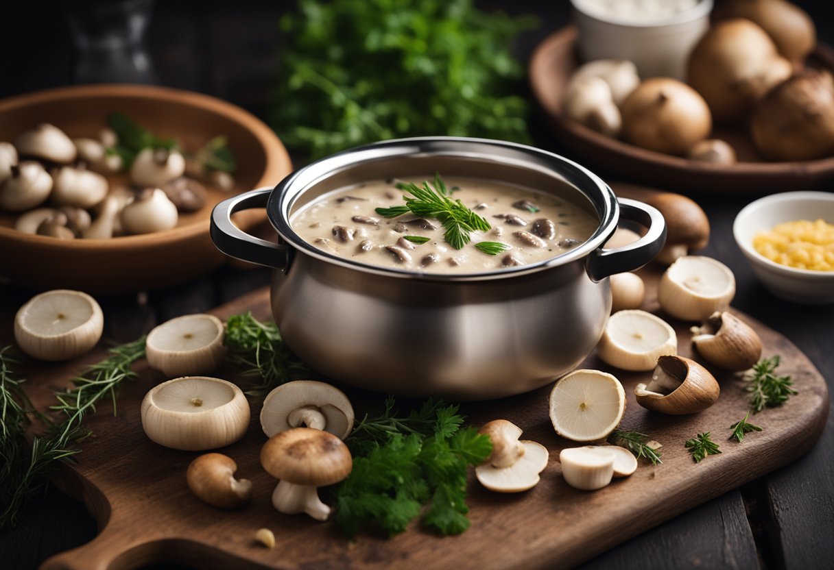 v2 329l1 75rha Opskrift på champignonsovs: Sådan laver du den perfekte sovs til din bøf