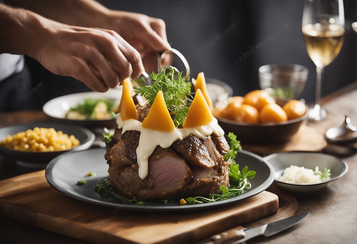 v2 32gil Opskrift på lammekrone med urter og hvidløg