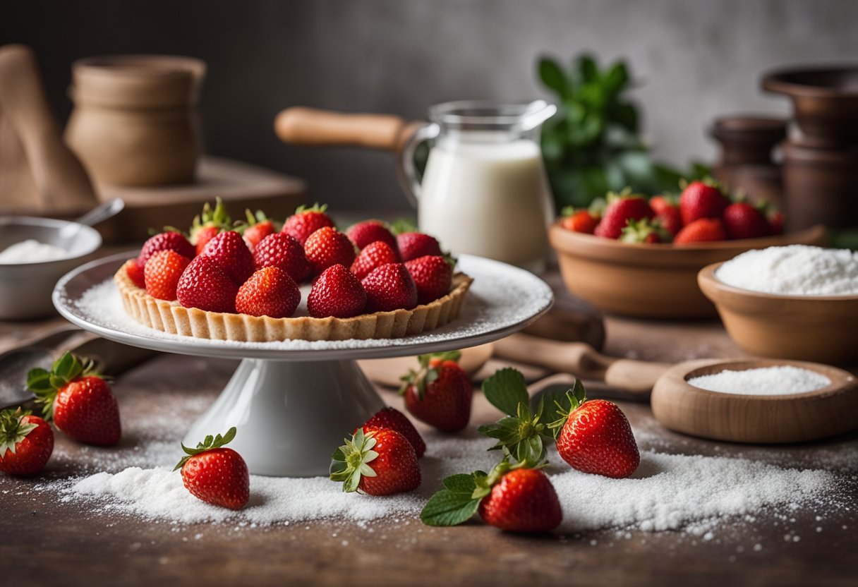 v2 32hqw kunwd Opskrift på jordbær tærte: En lækker sommerdessert