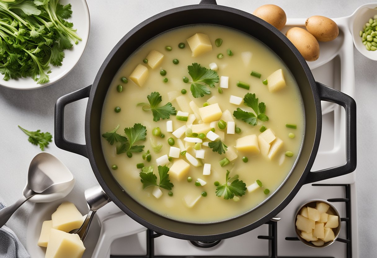 v2 32ksp Opskrift på Kartoffel Porre Suppe: En Lækker og Nem Måde at Nyde Efteråret På