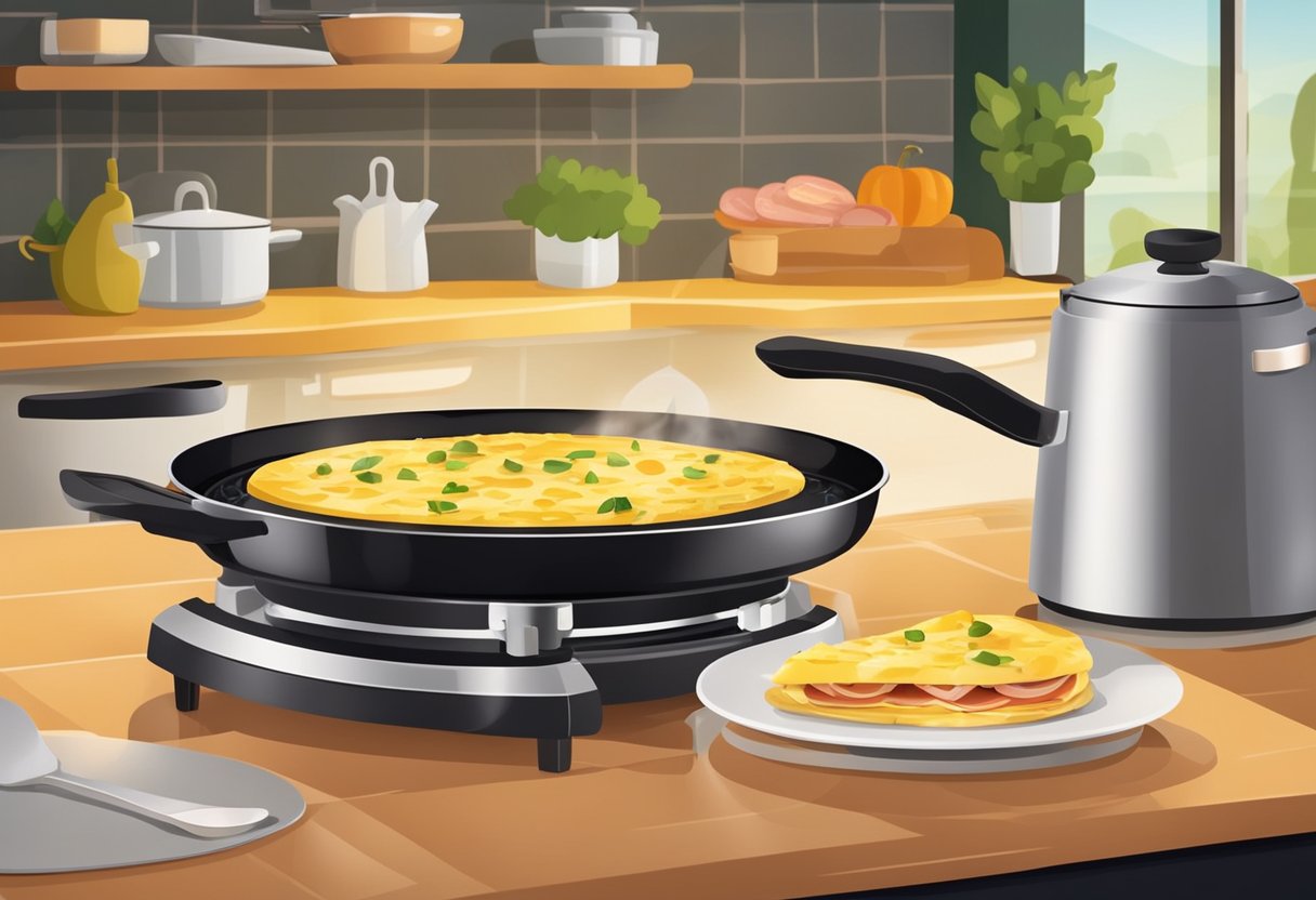 v2 32ly3 urjvs Opskrift på omelet med skinke og ost - nem og lækker morgenmad