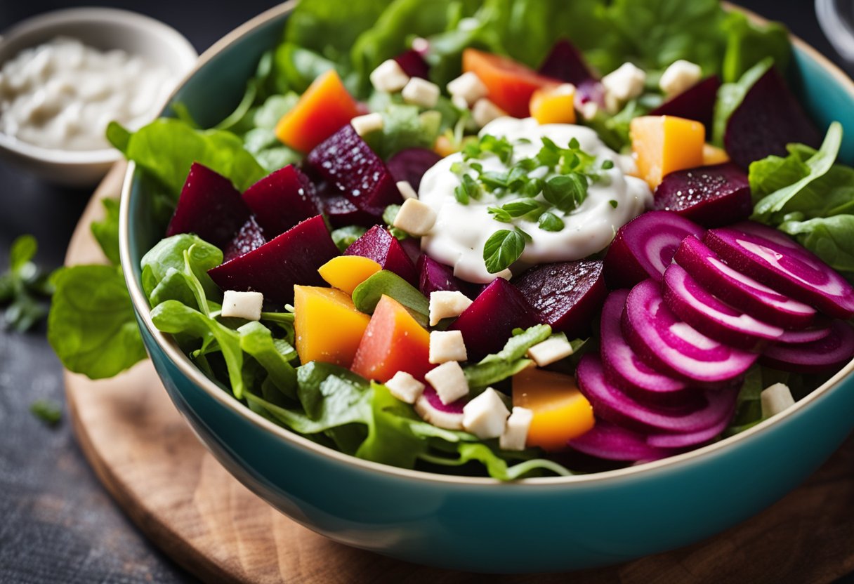 v2 32mc6 2697s Opskrift på lækker rødbedesalat med feta og valnødder