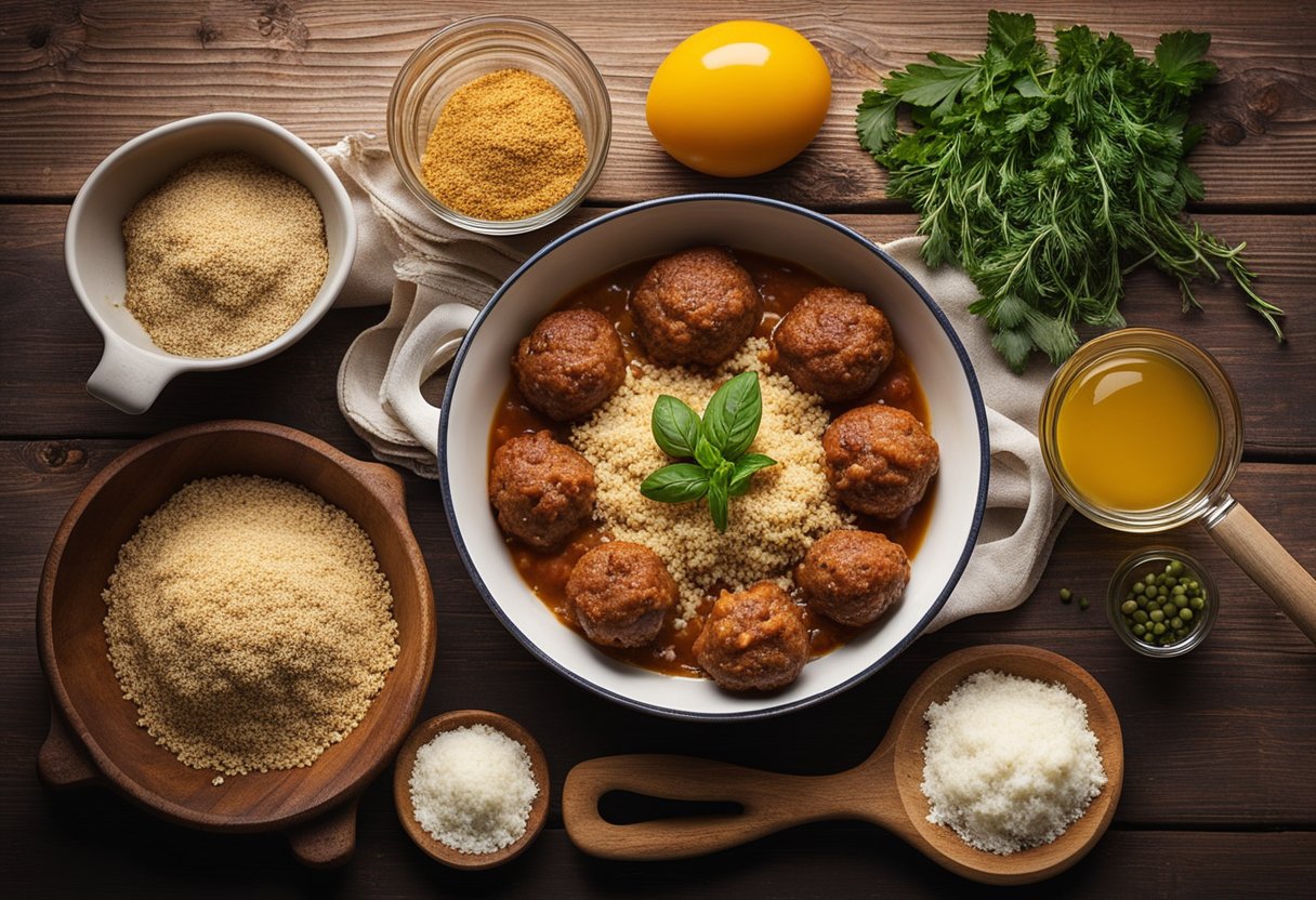 v2 32mdy p3y1j Opskrift på italienske kødboller med parmesan og basilikum