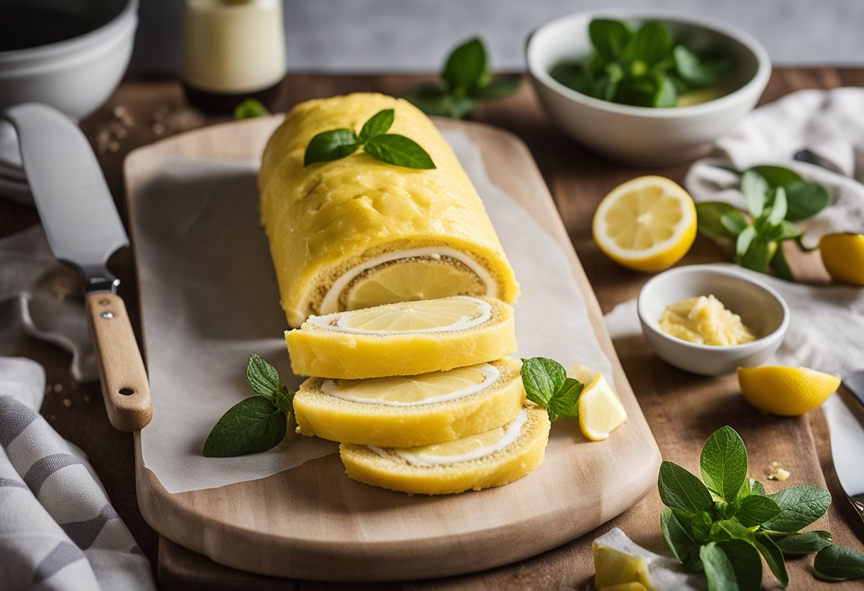 v2 3358s m2oh9 Opskrift på citronroulade med flødeskum fyld
