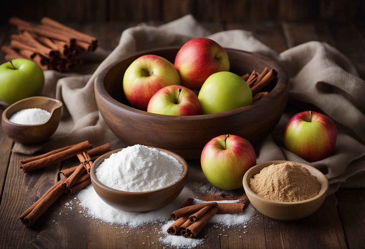 v2 33frg b3vhw Opskrift på bagt æblekage med kanel og havregryn