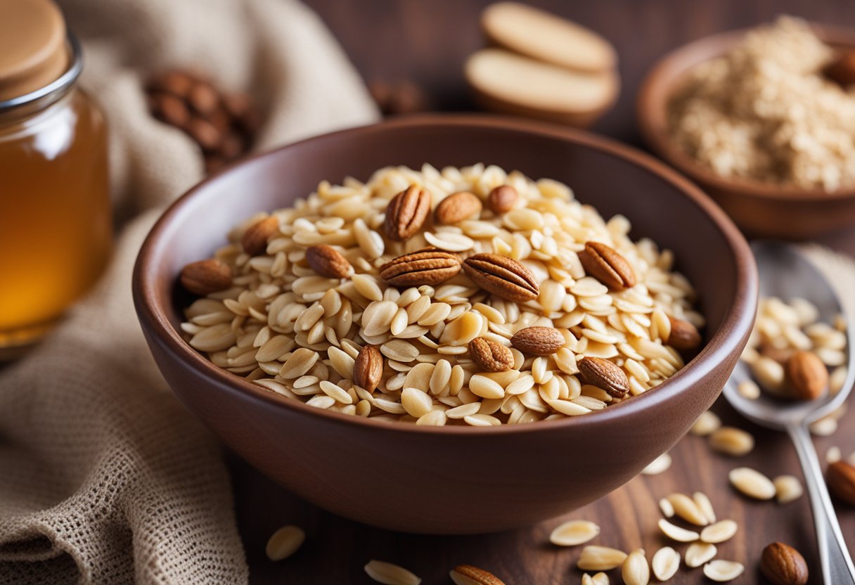 v2 33g66 8nt8c Opskrift på ristede havregryn med honning og kanel