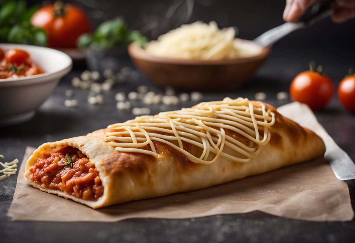 v2 33ii6 01kpy Opskrift på Calzone med Spaghetti - En lækker og nem ret til aftensmaden