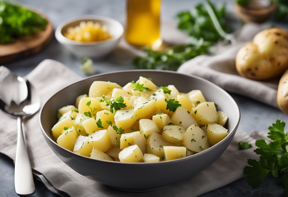 v2 34bz7 n9ktg Opskrift på varm kartoffelsalat med eddike: En lækker og nem ret til enhver lejlighed