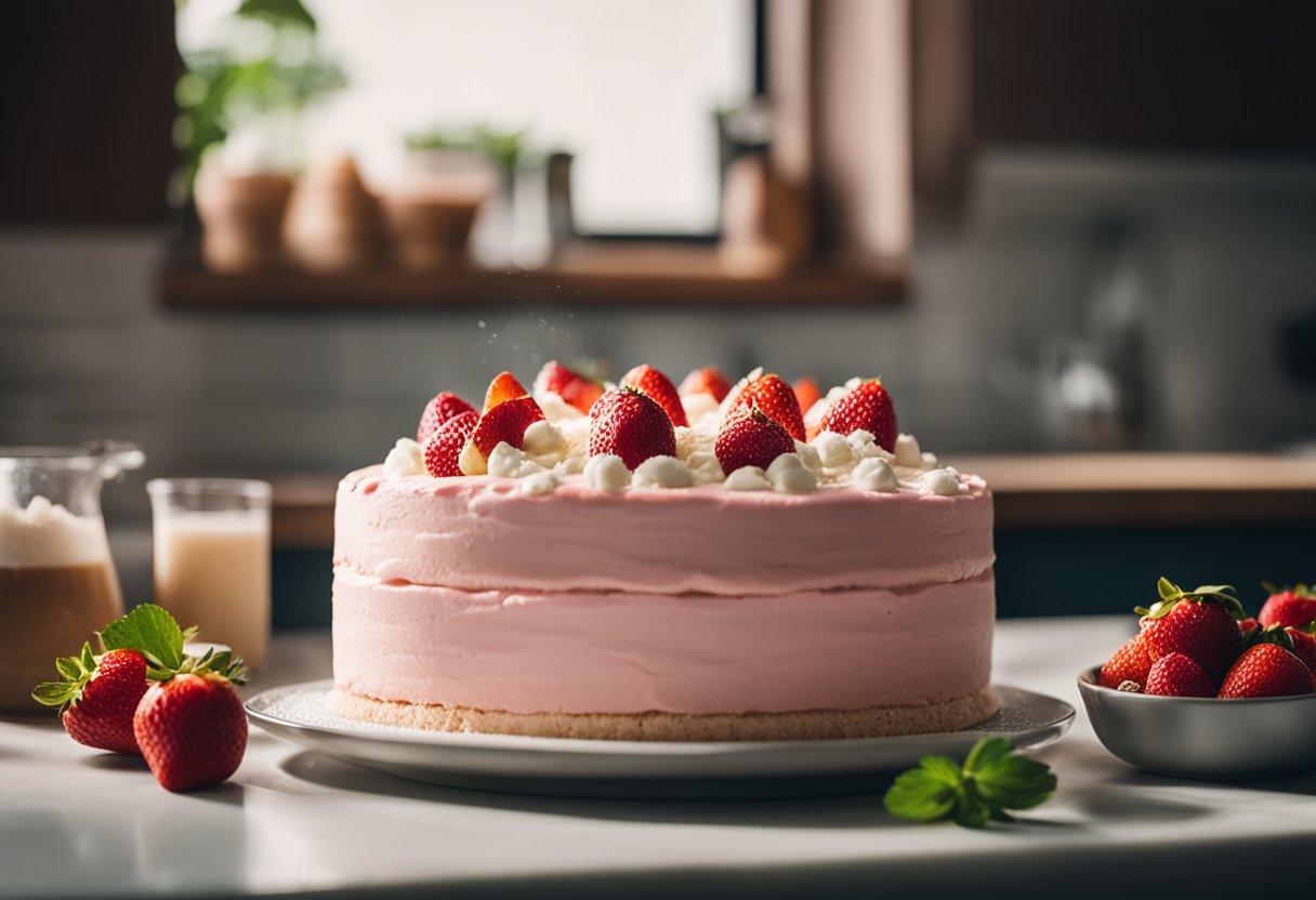 v2 34el8 6bkl6 Opskrift på kage med jordbær: En lækker og nem dessert til enhver lejlighed