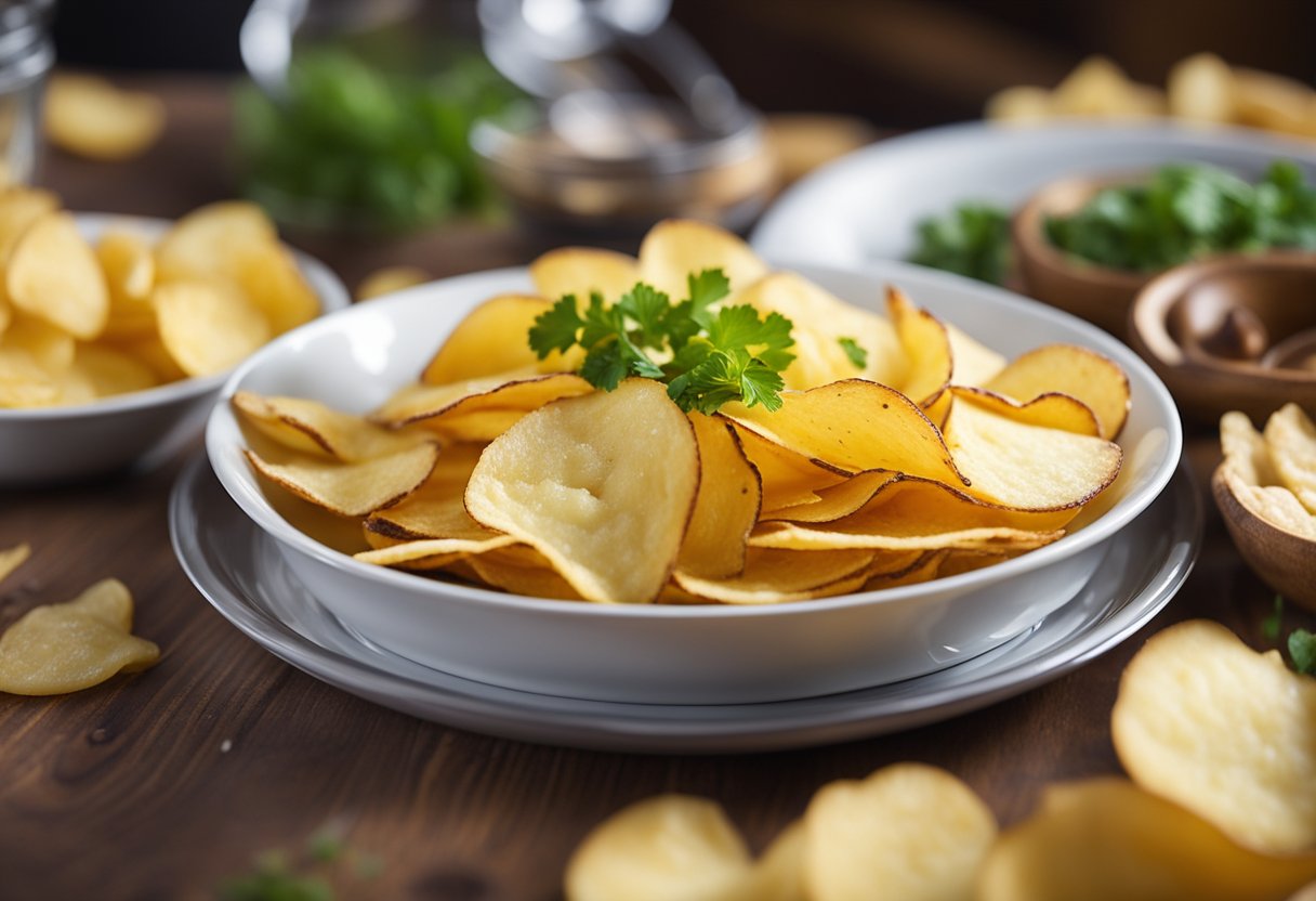 v2 34g0s j96ct Opskrift på hjemmelavede kartoffel chips - nemt og lækkert