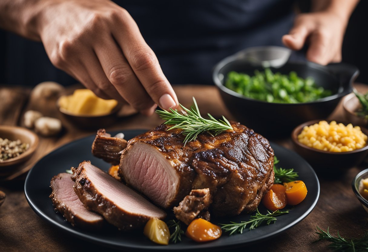 v2 34i2m Opskrift på lammebov med rosmarin og hvidløg