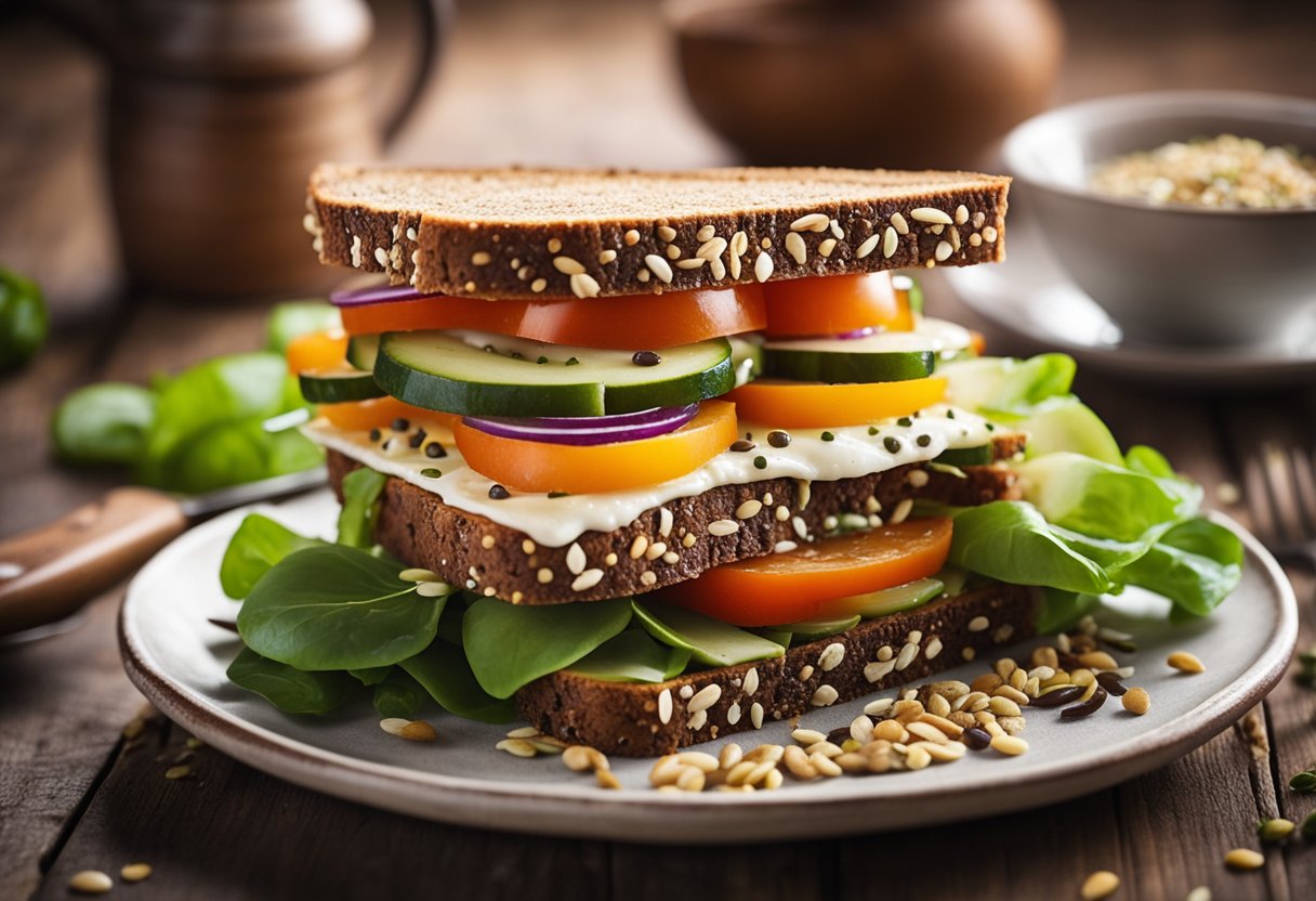 v2 34ifi o8rqi Opskrift på lækker rugbrødssandwich med sprødt fyld