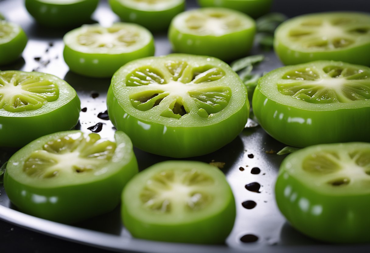 v2 34xfd uy82c Opskrift på stegte grønne tomater: Sådan laver du en lækker og sprød snack