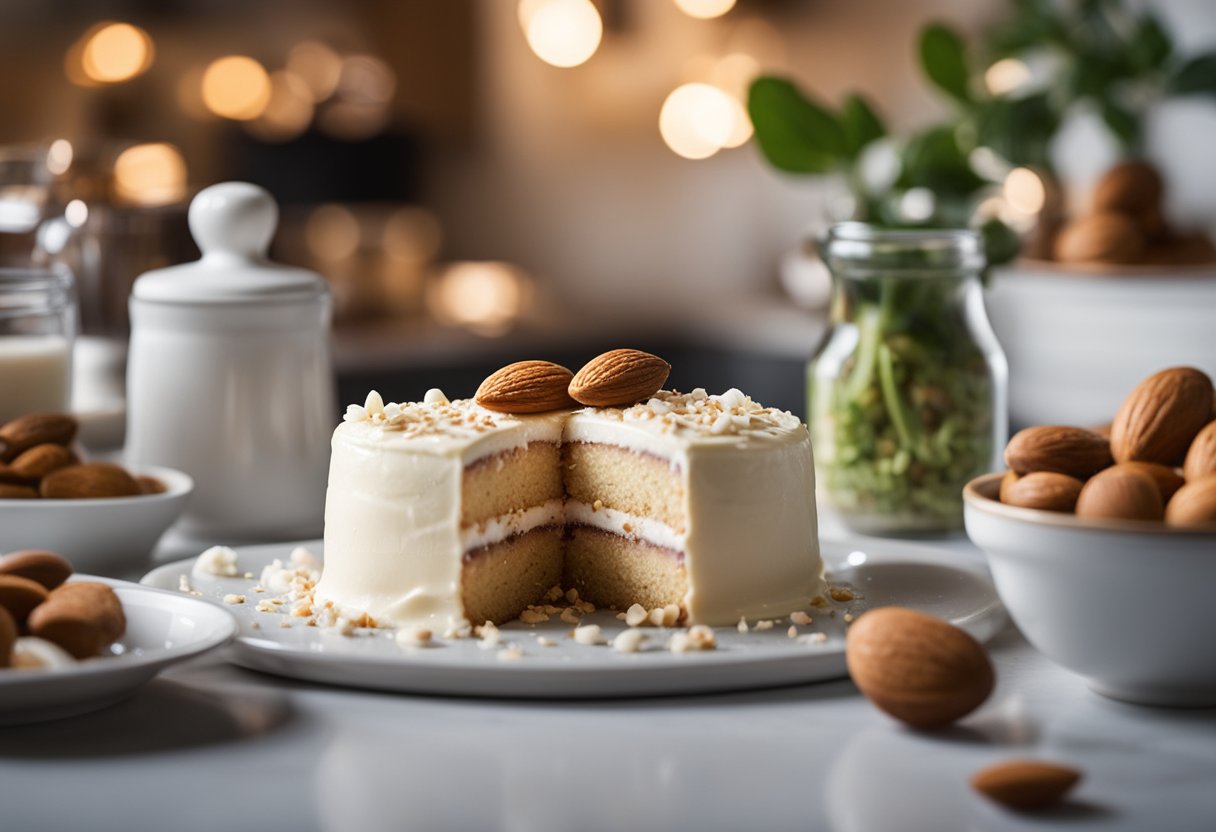 v2 34xjb uup6e Opskrift på Islagkage med Mandelbund: En Lækker og Nem Dessert