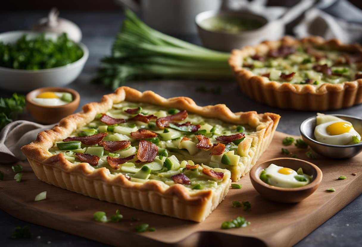 v2 34zze qk91p Opskrift på lækker porre bacon tærte