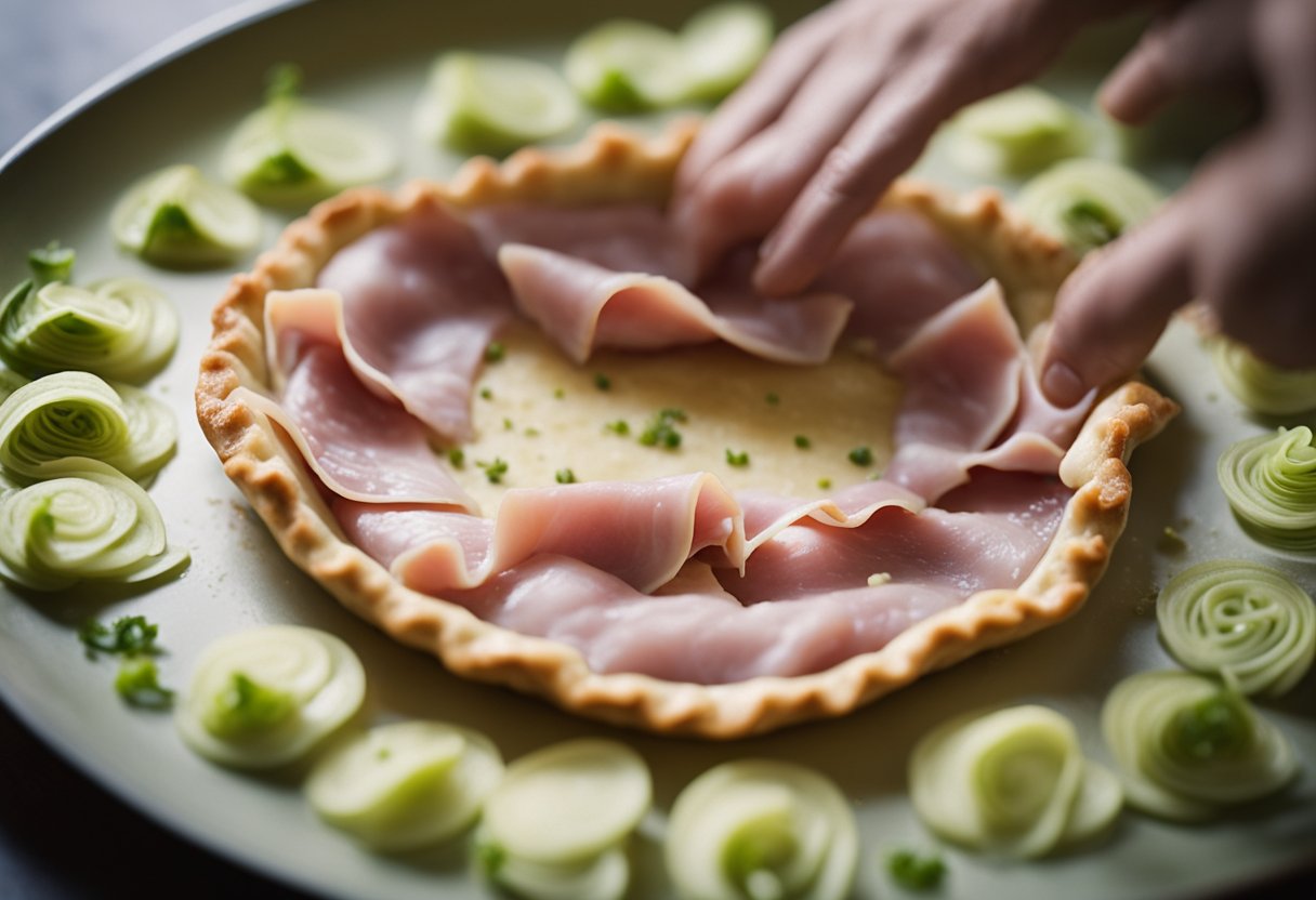 v2 3504a e0nld Opskrift på tærte med skinke og porre: En lækker og nem måde at imponere dine gæster på