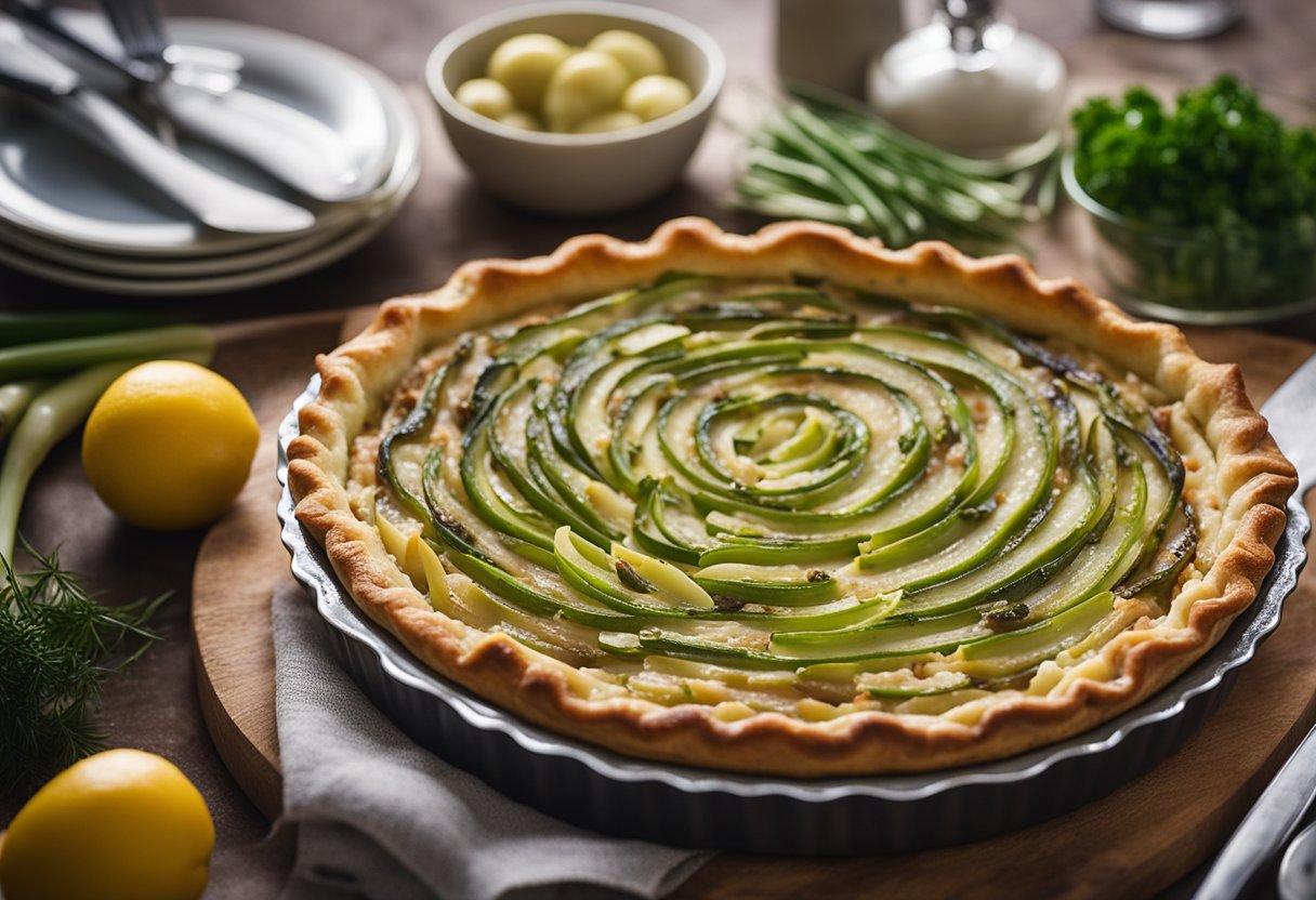 v2 350dw sg78m Opskrift på Skinke Porre Tærte: En Lækker og Nem Middagsret