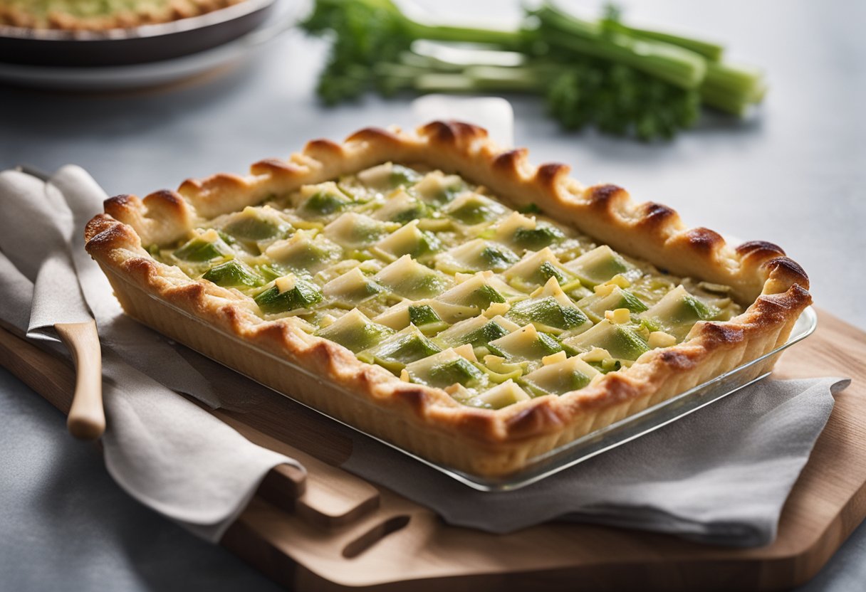 v2 350e4 a3475 Opskrift på Skinke Porre Tærte: En Lækker og Nem Middagsret