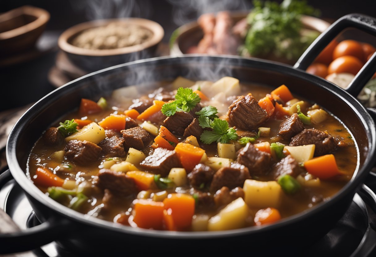 v2 3511j r9n24 Opskrift på osmannisk gryde: En autentisk middagsopskrift med krydderier og kød