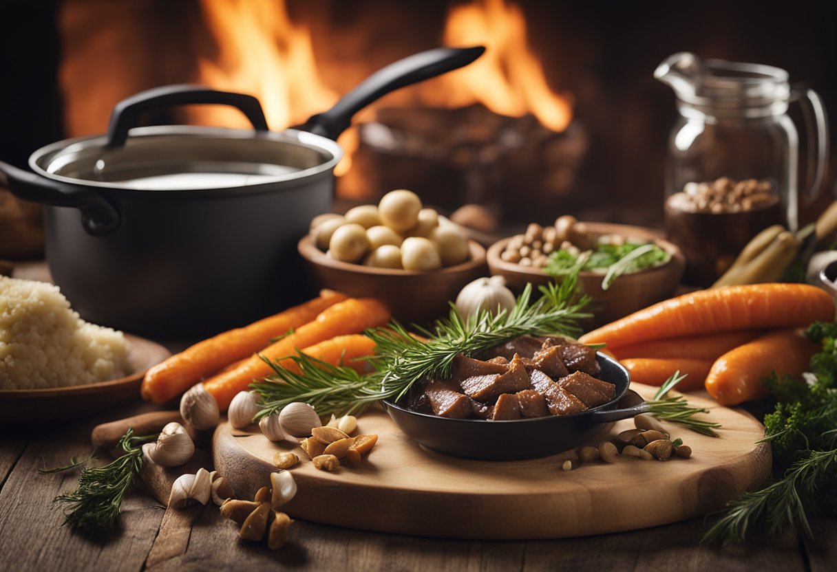 v2 352k4 jk1le Opskrift på vildtgryde med rødbeder og svampe