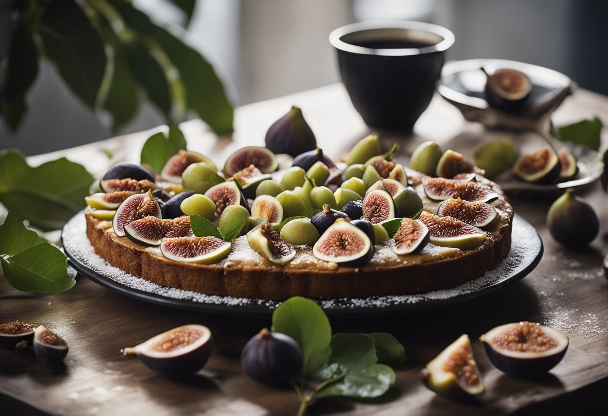 v2 41y99 si6vn Opskrift på kage med friske figner: En lækker dessert til enhver lejlighed
